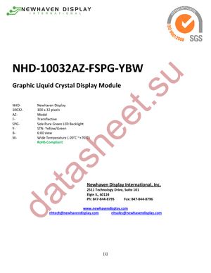 NHD-10032AZ-FSPG-YBW datasheet  